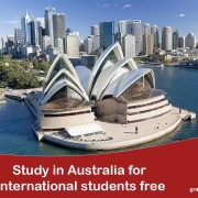 Study in Australia for international students free