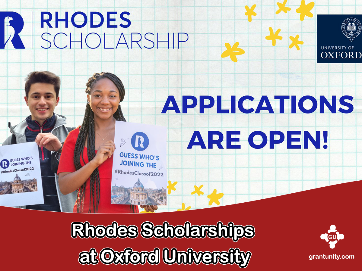 Rhodes Scholarship at Oxford University for International Students