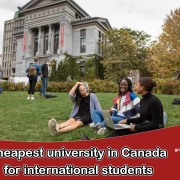 Cheapest university in Canada