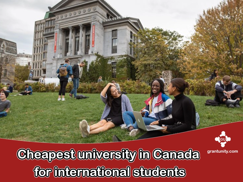 Cheapest university in Canada